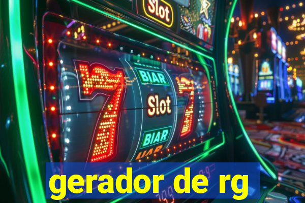 gerador de rg